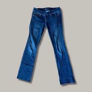 American Eagle Outfitters Women’s Stretch Dark Blue Slim Boot Cut Jeans